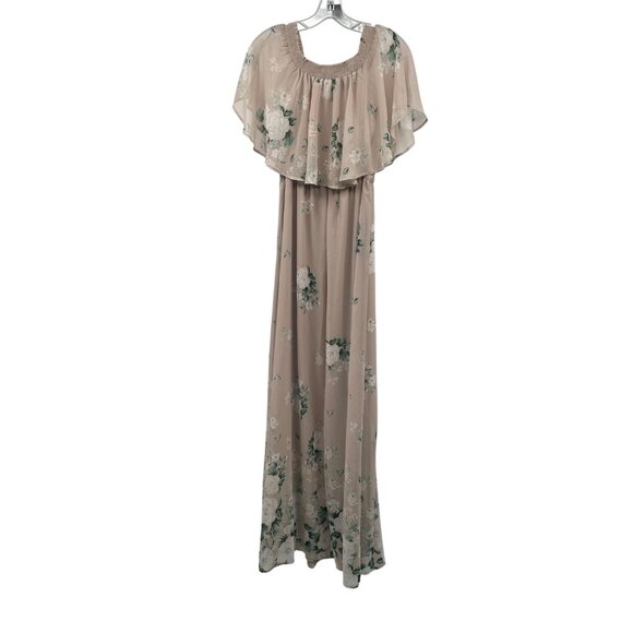 Show Me Your Mumu Womens Floral Maxi Dress Short Sleeve Multicolor Size Large - Picture 7 of 9